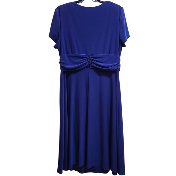 NWOT Faux Wrap Dress 16W - Picture 4 of 9